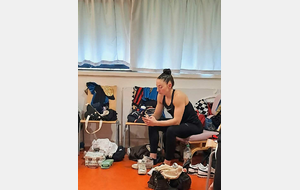 Céline en pleine concentration :)