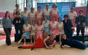 Démonstration à Fougères le 29/03 (Yoann au 1er plan avec la médaille de bronze)